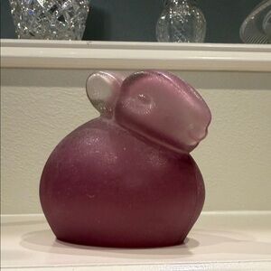 Purple Glass Bunny 🐰 Figurine